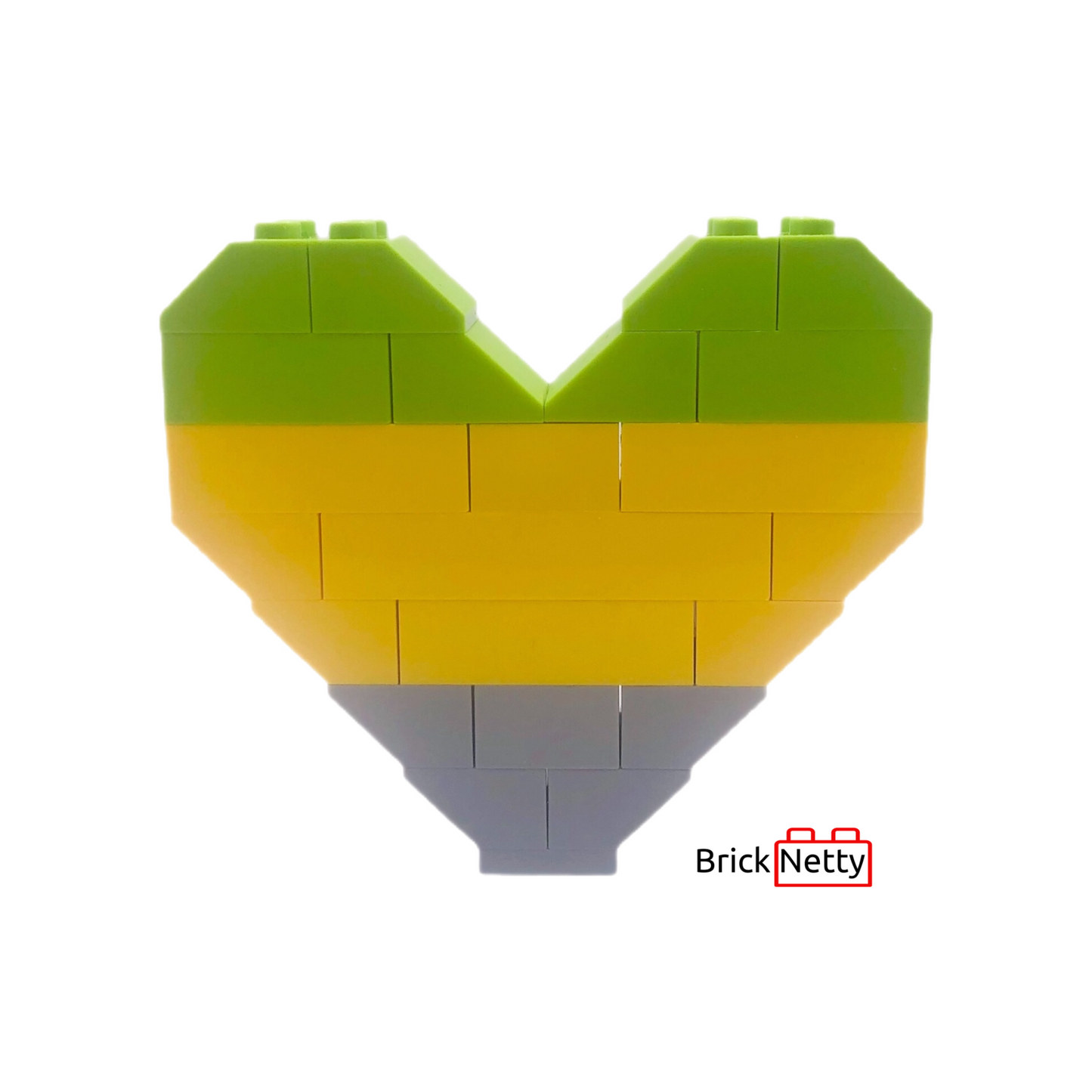Badge- Lithromantic Pride Flag Heart