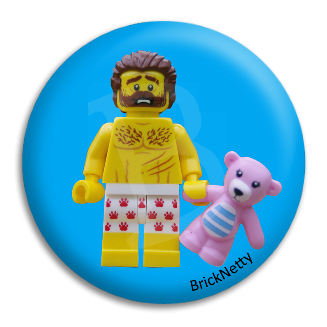 Badge- Bear man
