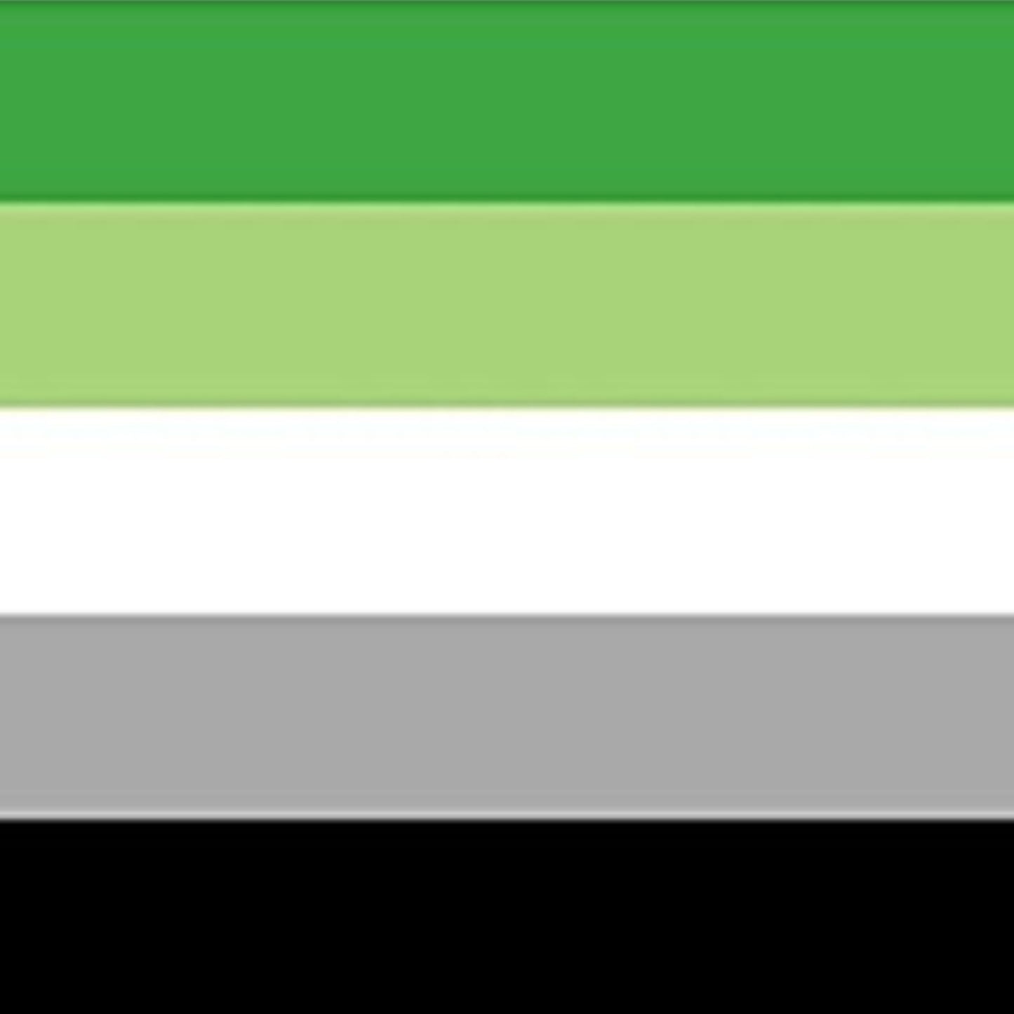 BrickNetty Pride Heart - Aromantic Pride Flag