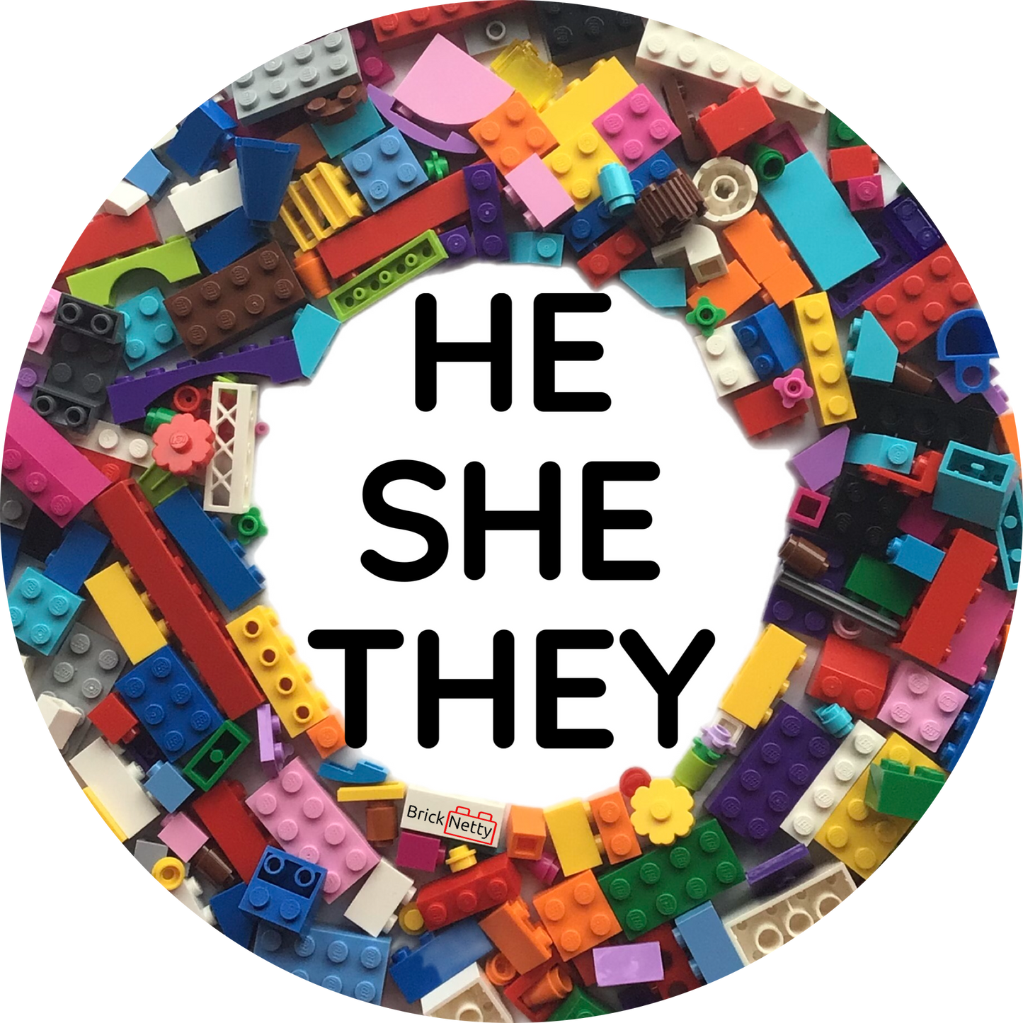 Badge- Pronoun Badge He/ She/ They