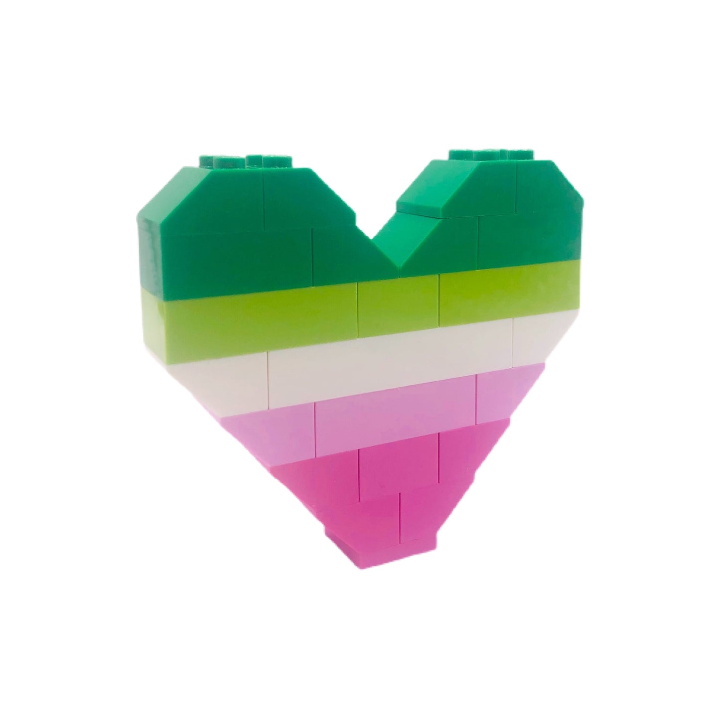 BrickNetty Pride Heart - Abrosexual