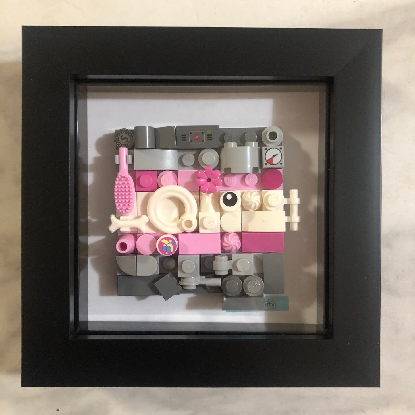 Collage Art- Demigirl Pride Flag