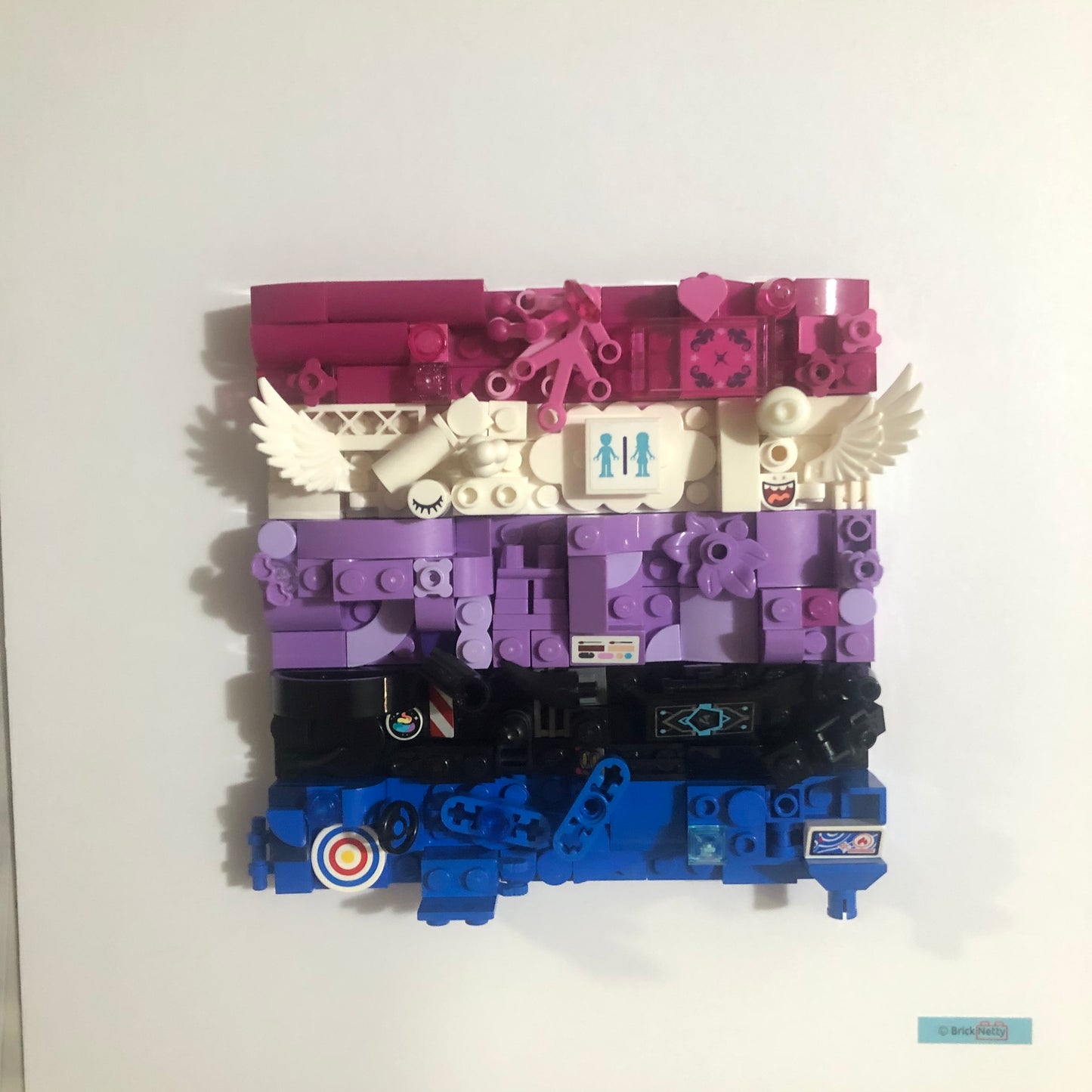 Collage Art- Genderfluid Pride Flag