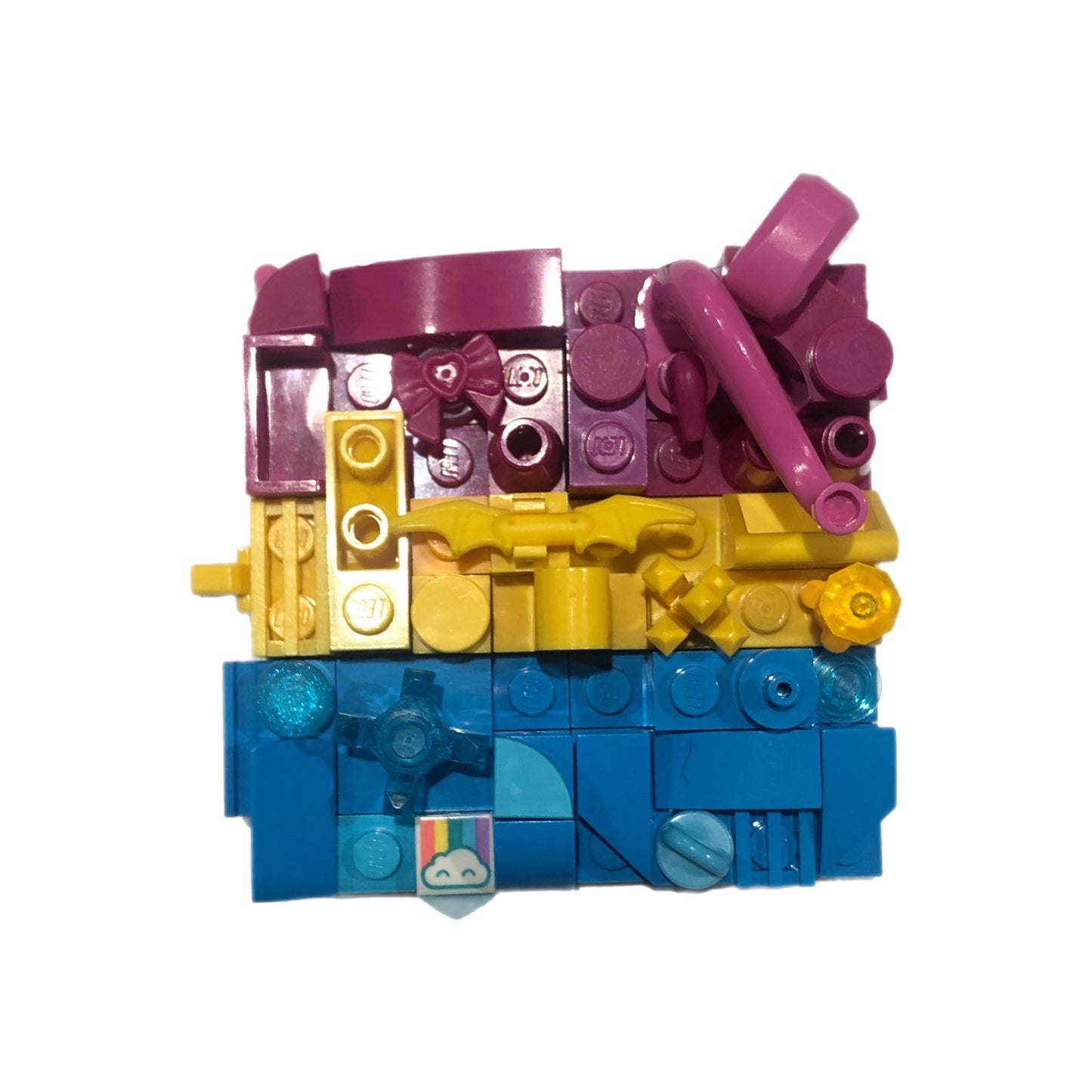 Collage Art- Pansexual Pride Flag