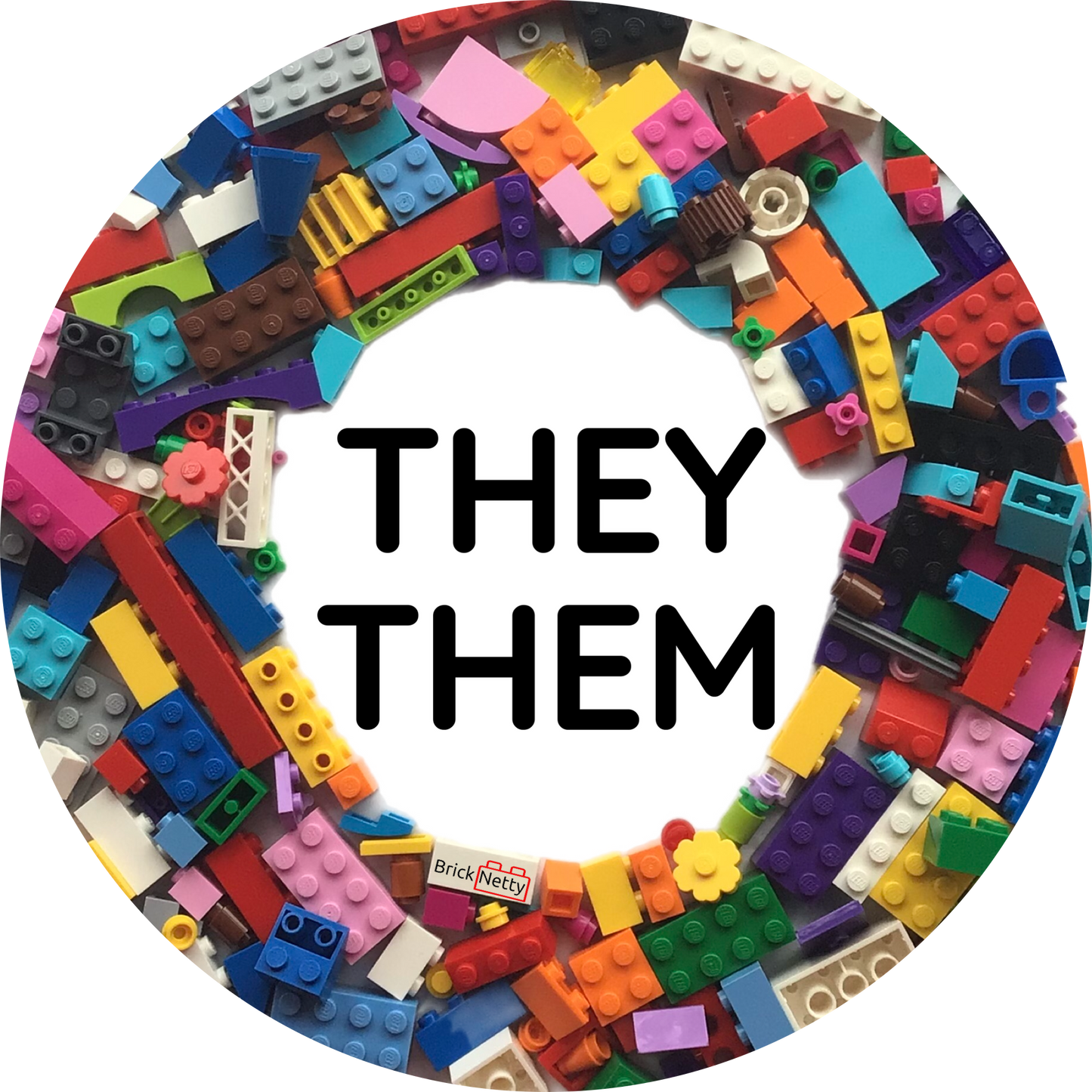 Badge- Pronoun Badge They/ Them