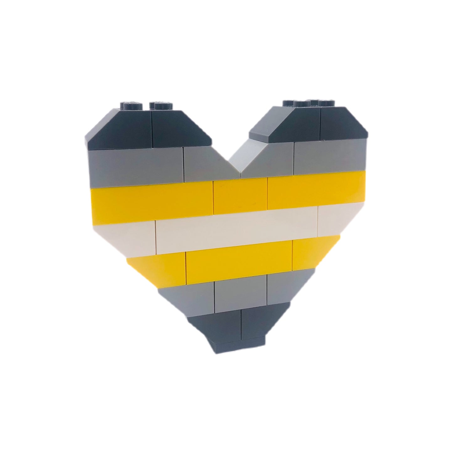 BrickNetty Pride Heart - Demigender