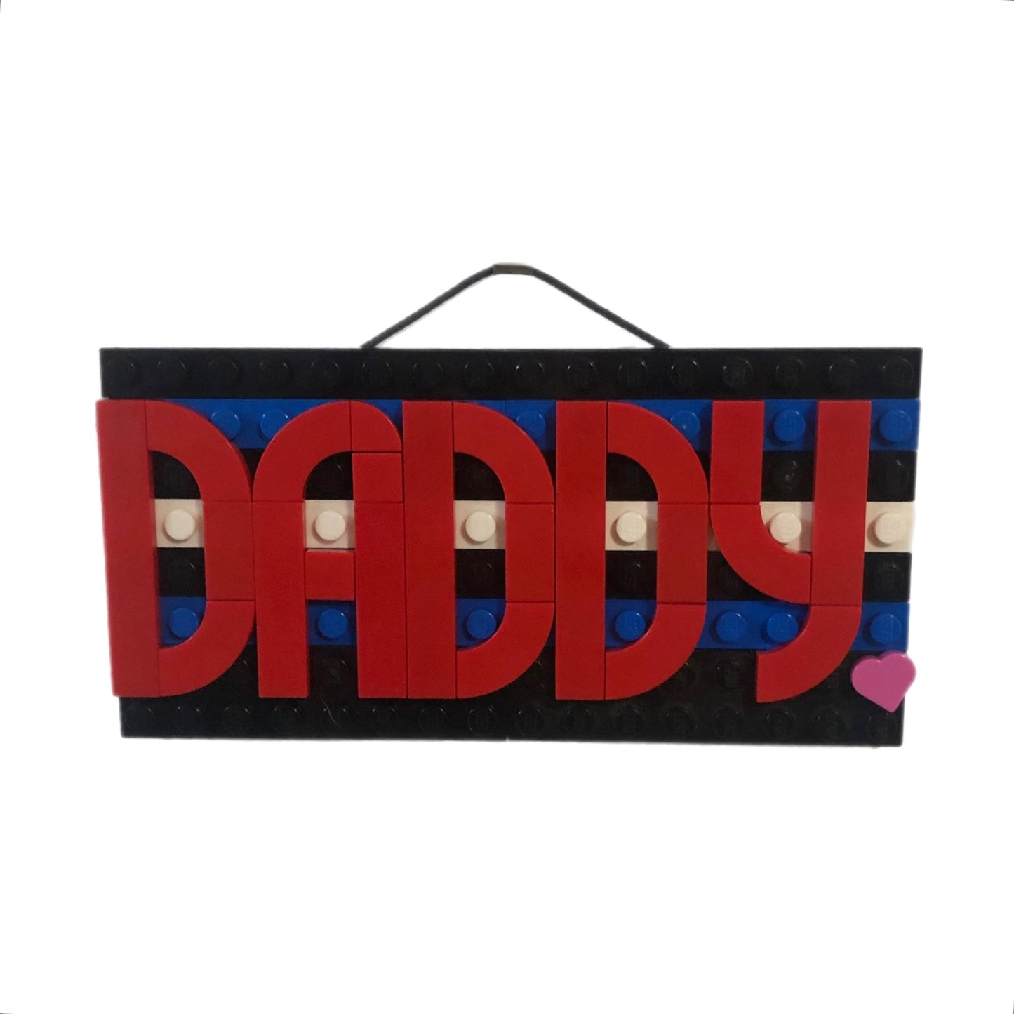 Small Pride Word Collage- Daddy