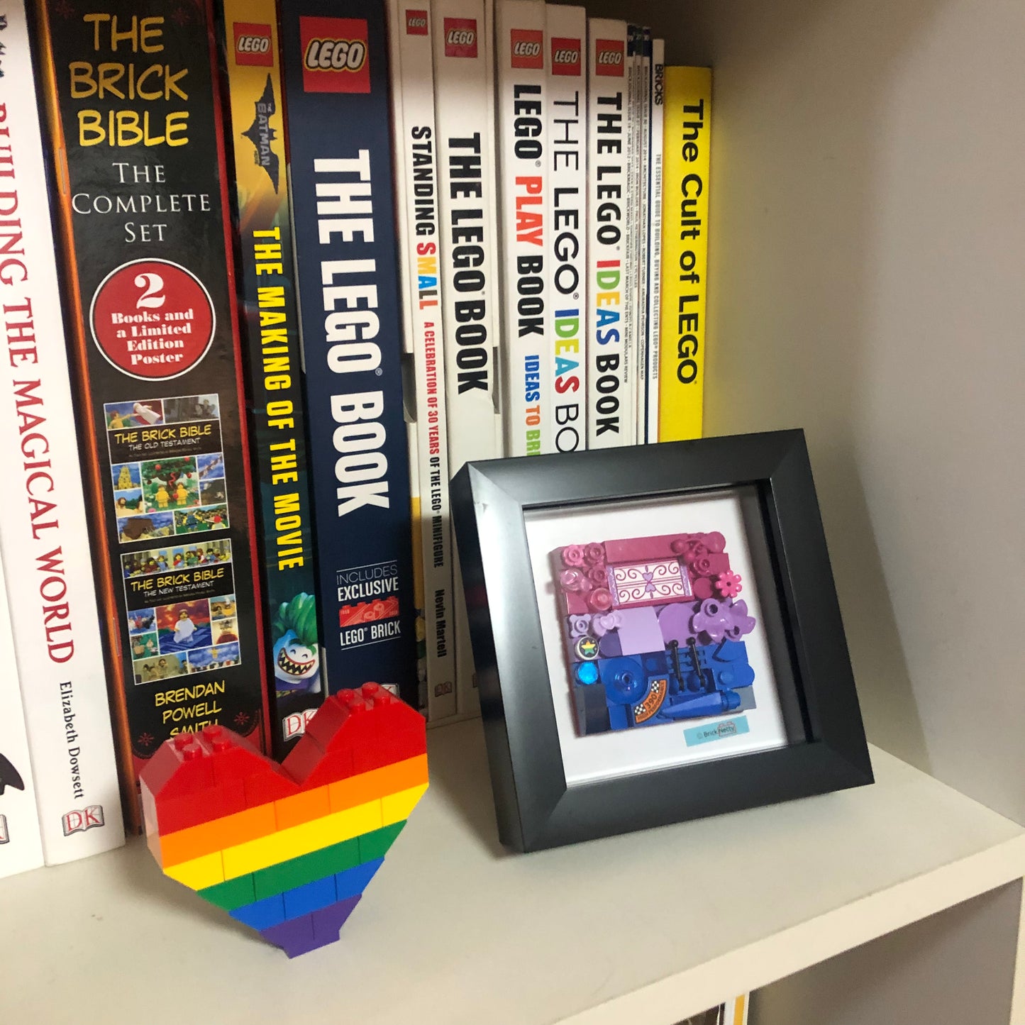 Collage Art- Bi Pride Flag