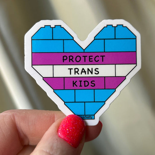 BN Sticker- Trans- Protect Trans Kids