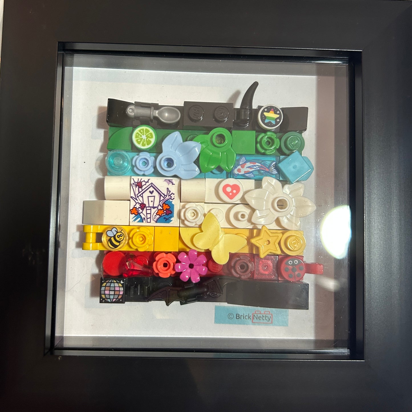 Collage Art- Disability Pride Flag
