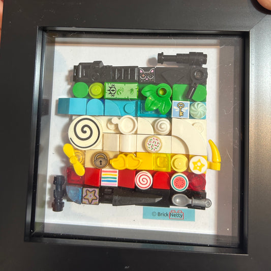 Collage Art- Disability Pride Flag