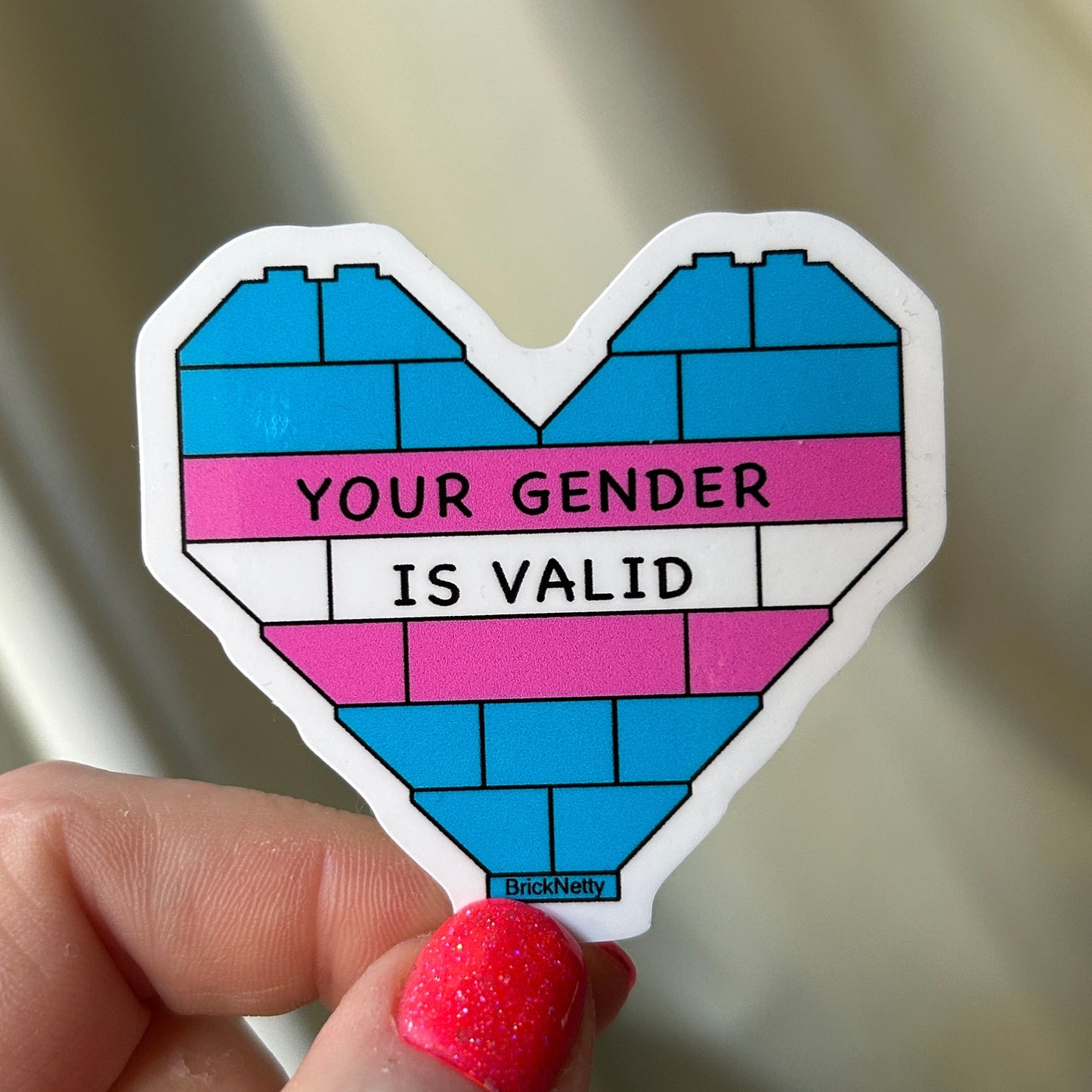 BN Sticker- Trans- Your Gender Is Valid