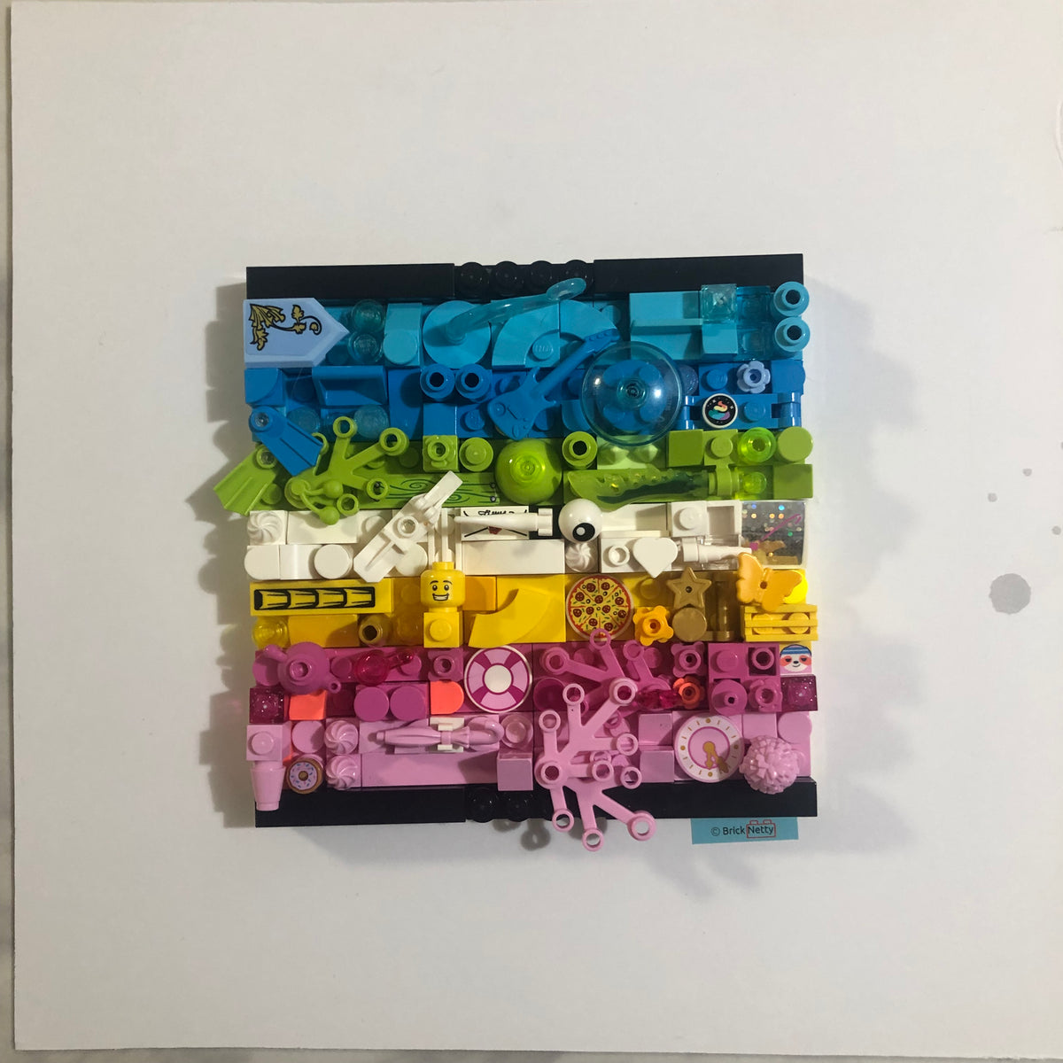 Collage Art- Queer Pride Flag