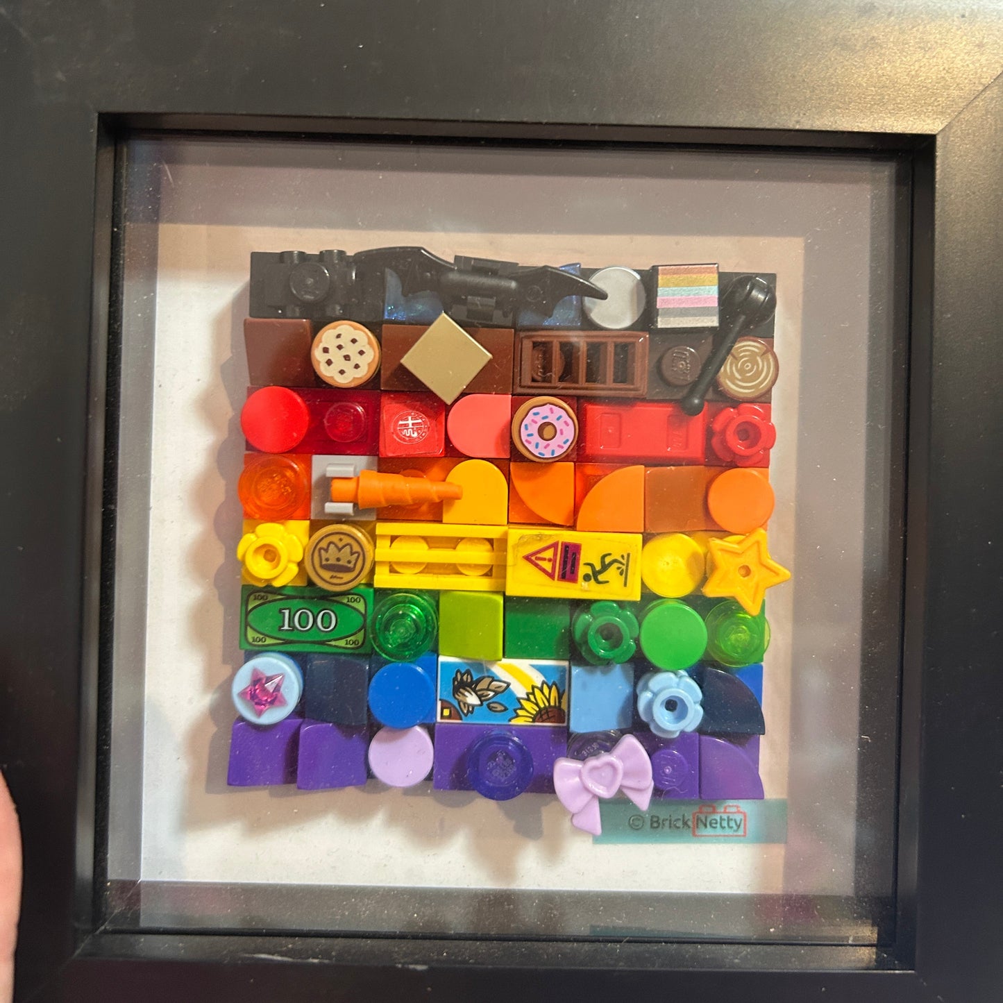 Collage Art- POC Rainbow Pride Flag