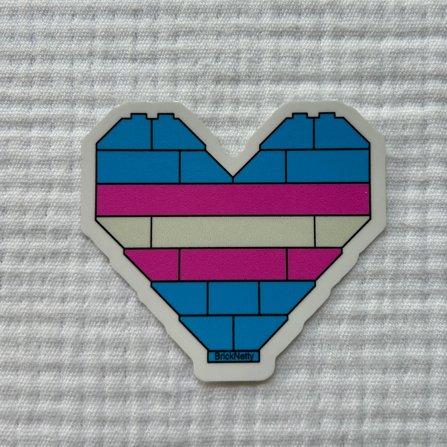 BN Sticker- Trans Pride Heart