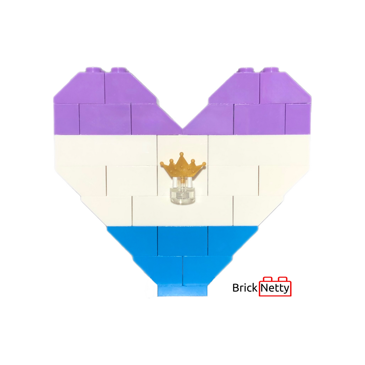 Badge- Drag Pride Flag Heart