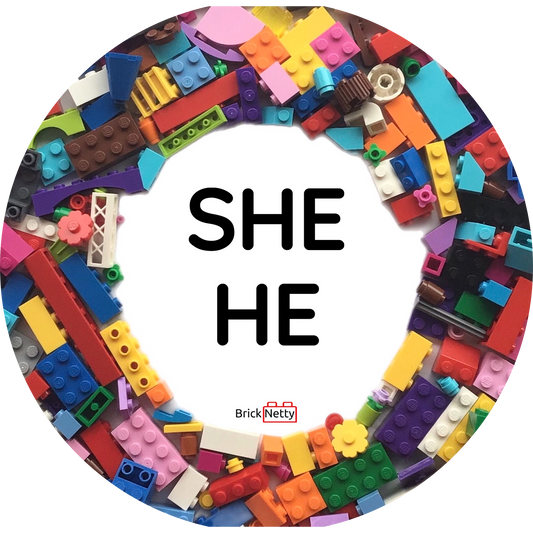 Badge- Pronoun Badge She/ He