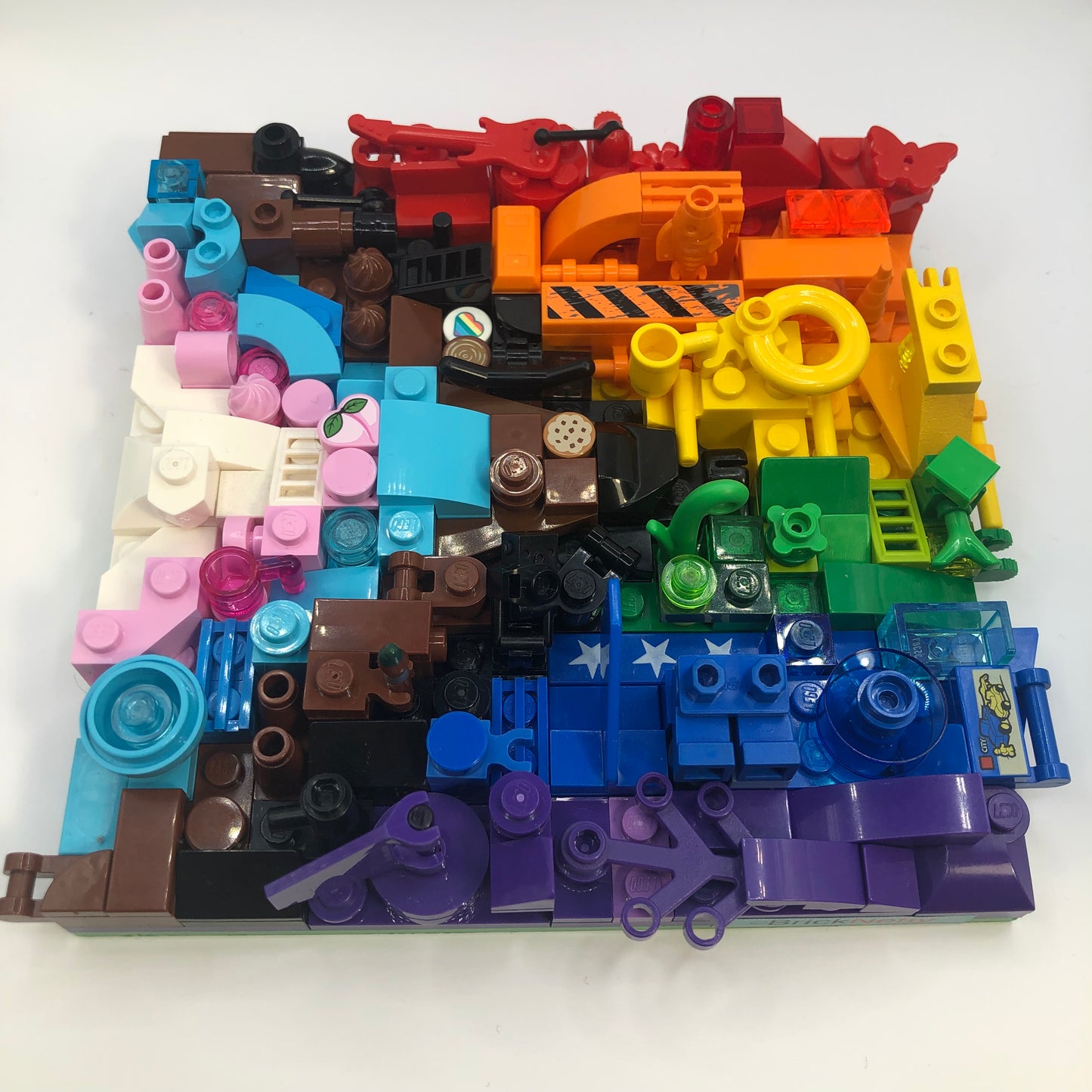Collage Art- Progress Pride Flag