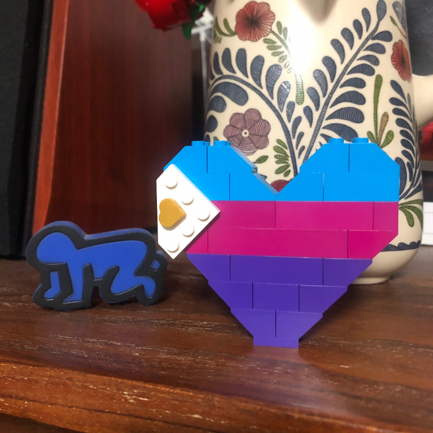 BrickNetty Pride Heart - Polyamory Pride Flag