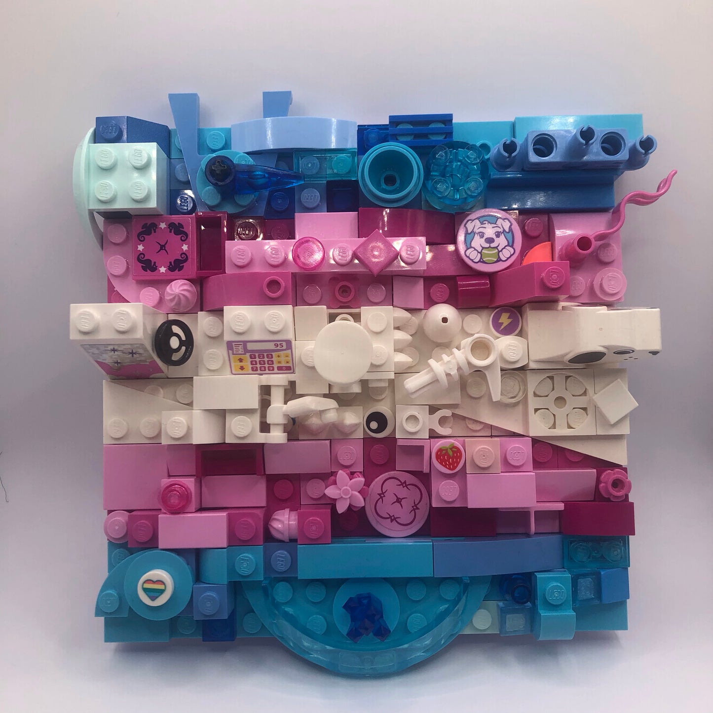 Collage Art- Trans Pride Flag