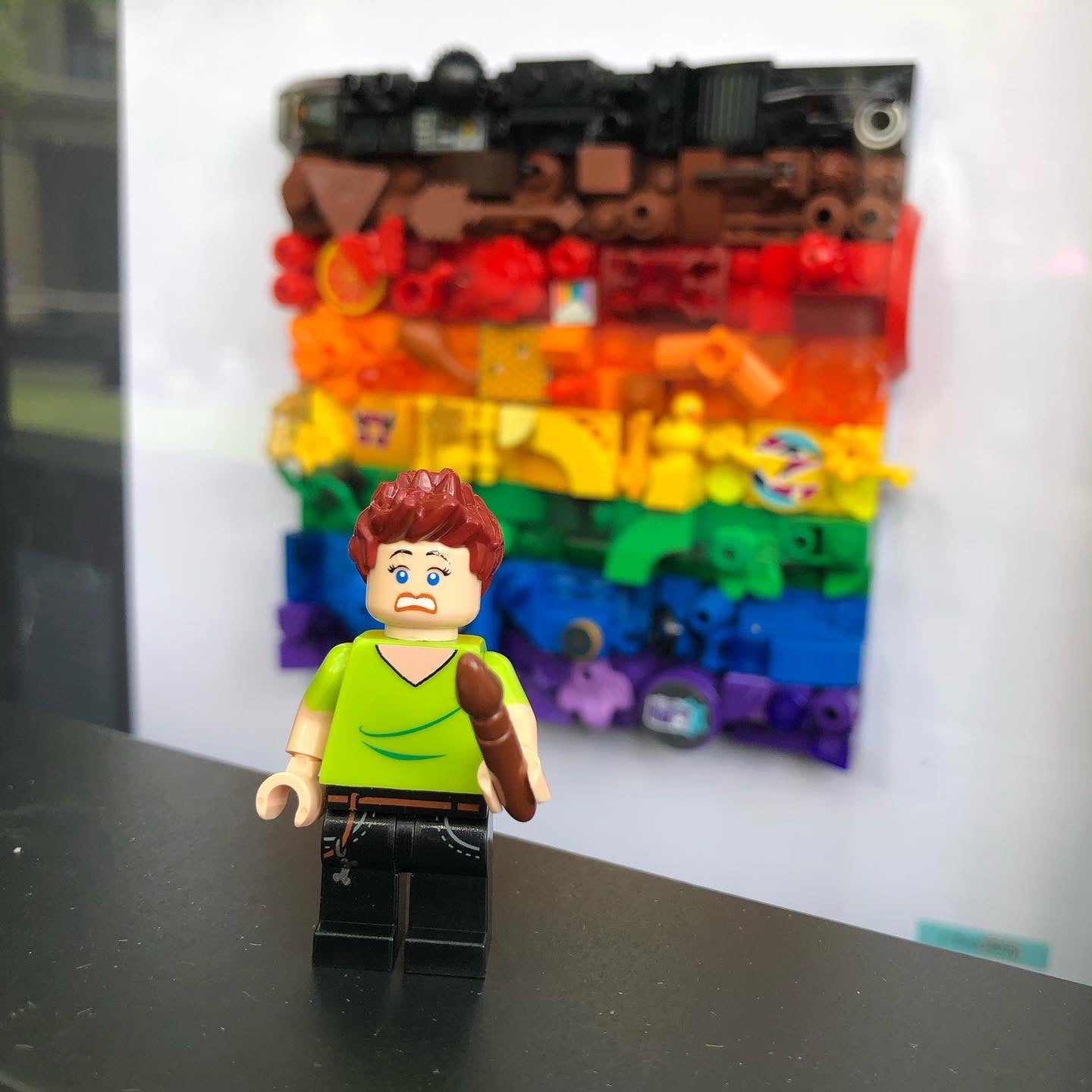 Collage Art- BIPOC Rainbow Pride Flag