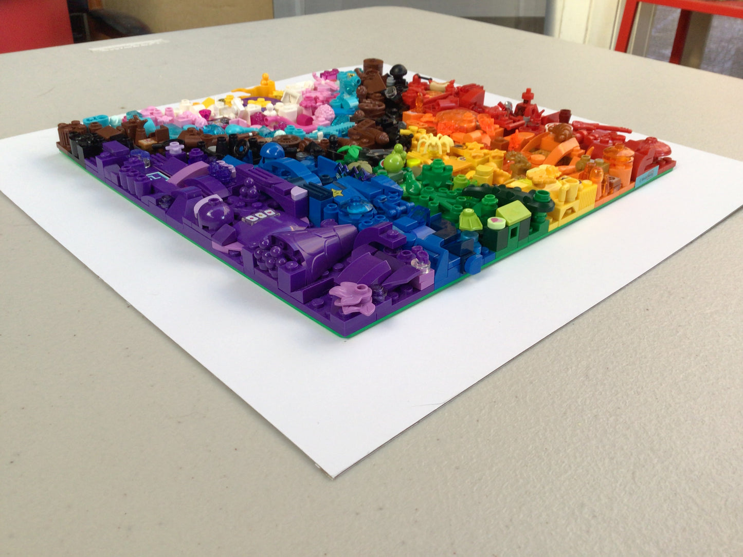 Collage Art- Inclusive Pride Flag