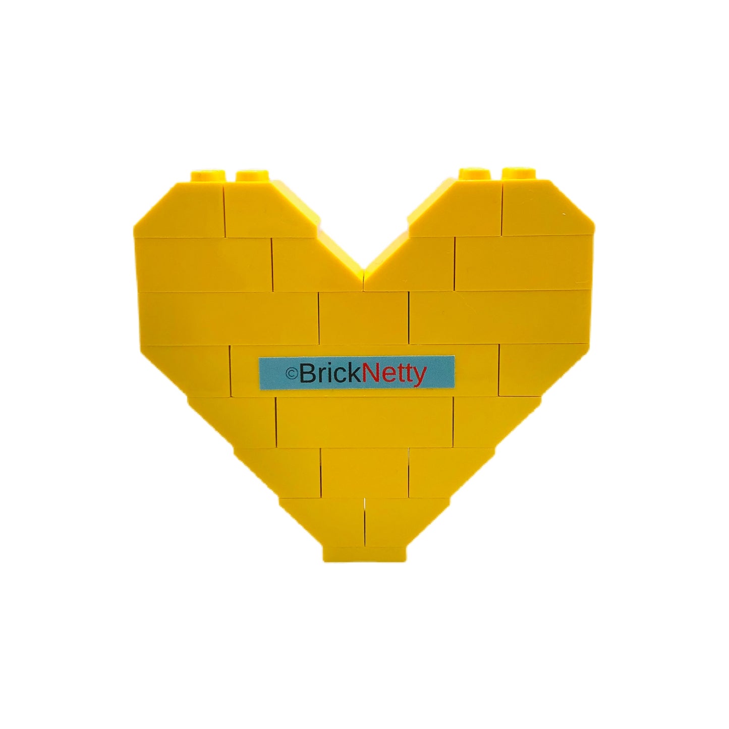 BrickNetty Pride Heart - Intersex Pride Flag
