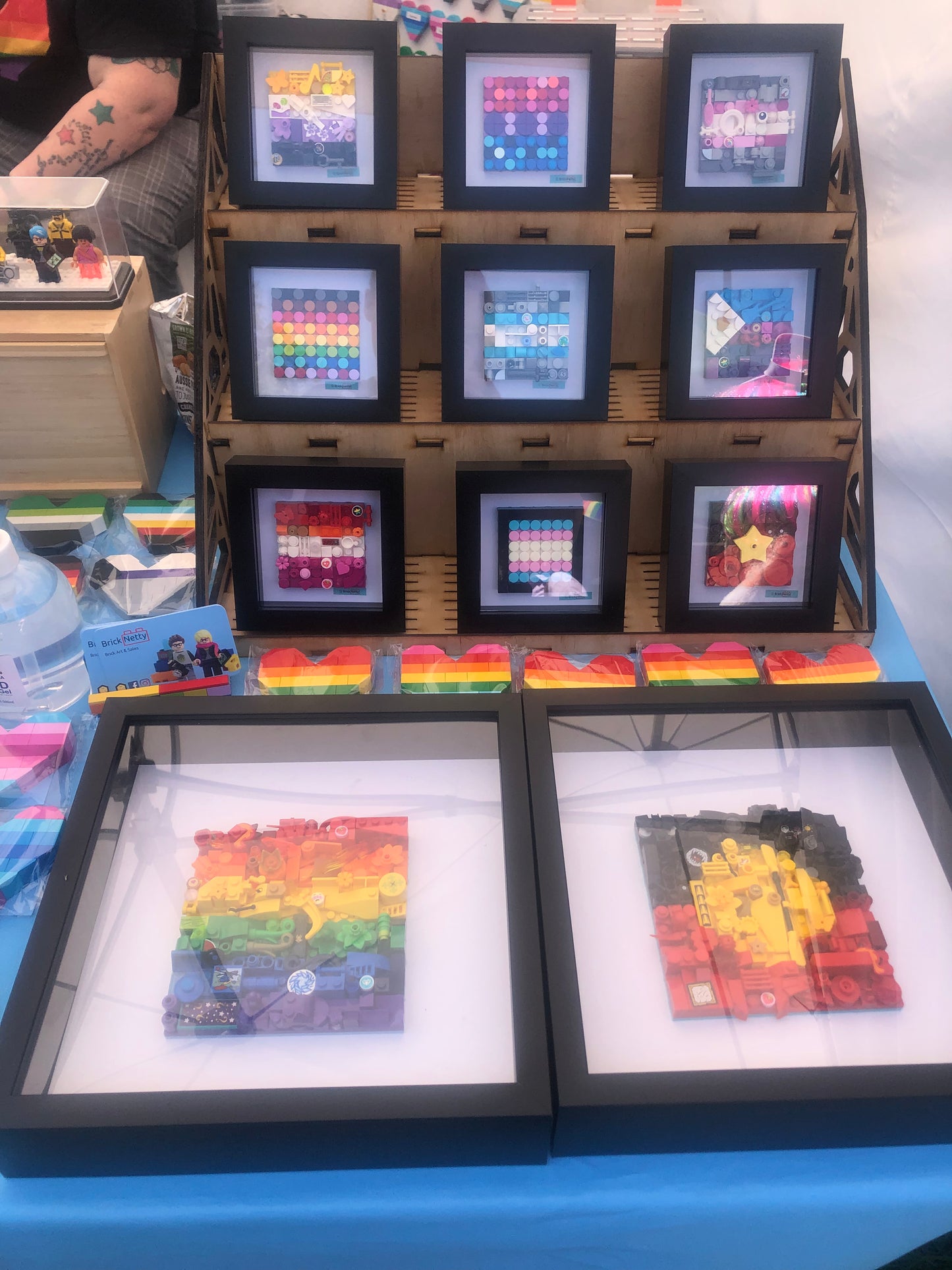 Collage Art- Demiboy Pride Flag