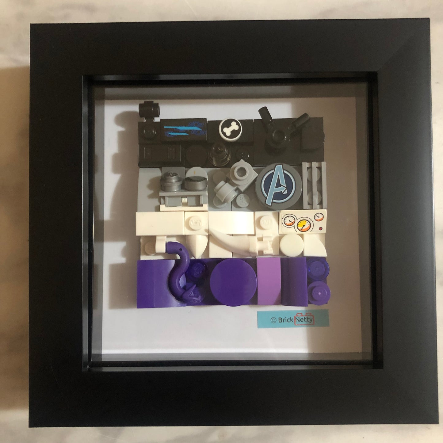 Collage Art- Asexual Pride Flag