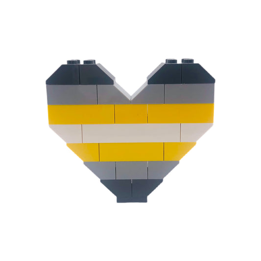 BrickNetty Pride Heart - Demigender