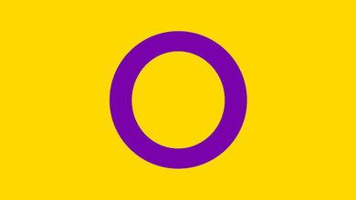 Collage Art- Intersex Pride Flag