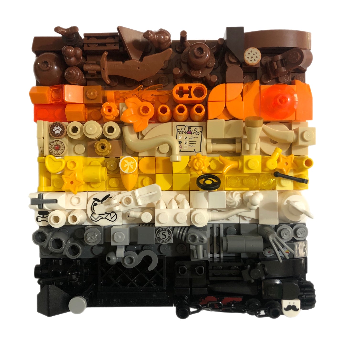 Collage Art- Bear Pride Flag