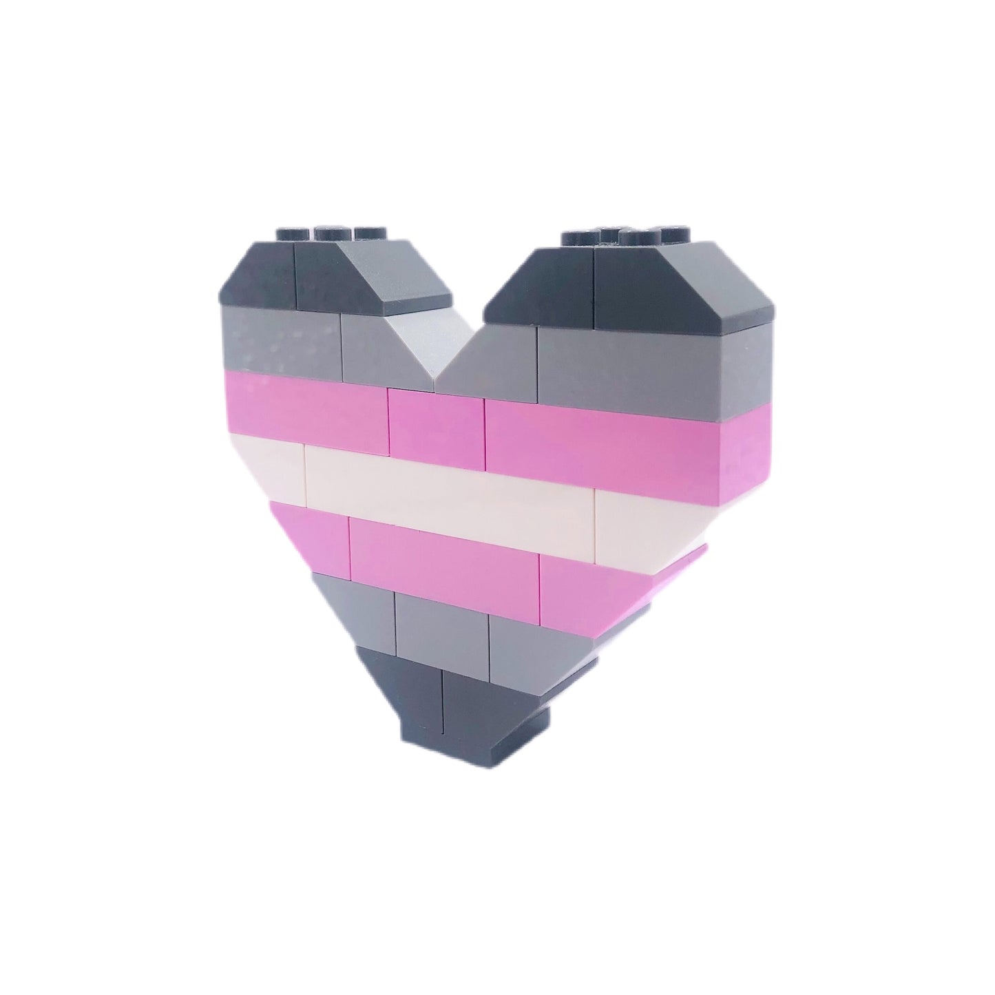 BrickNetty Pride Heart - Demigirl