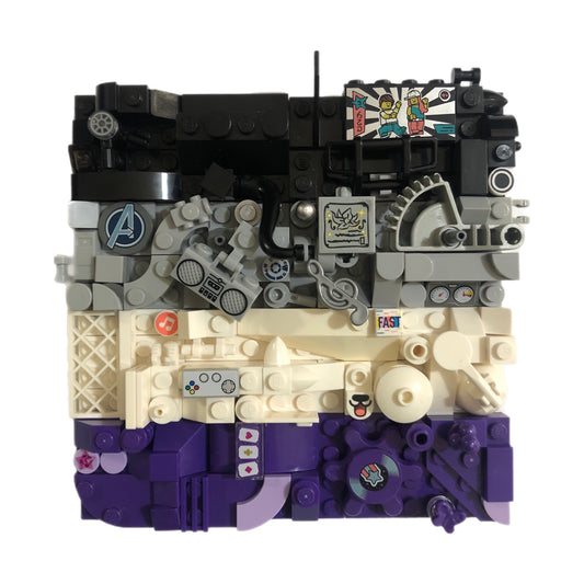 Collage Art- Asexual Pride Flag