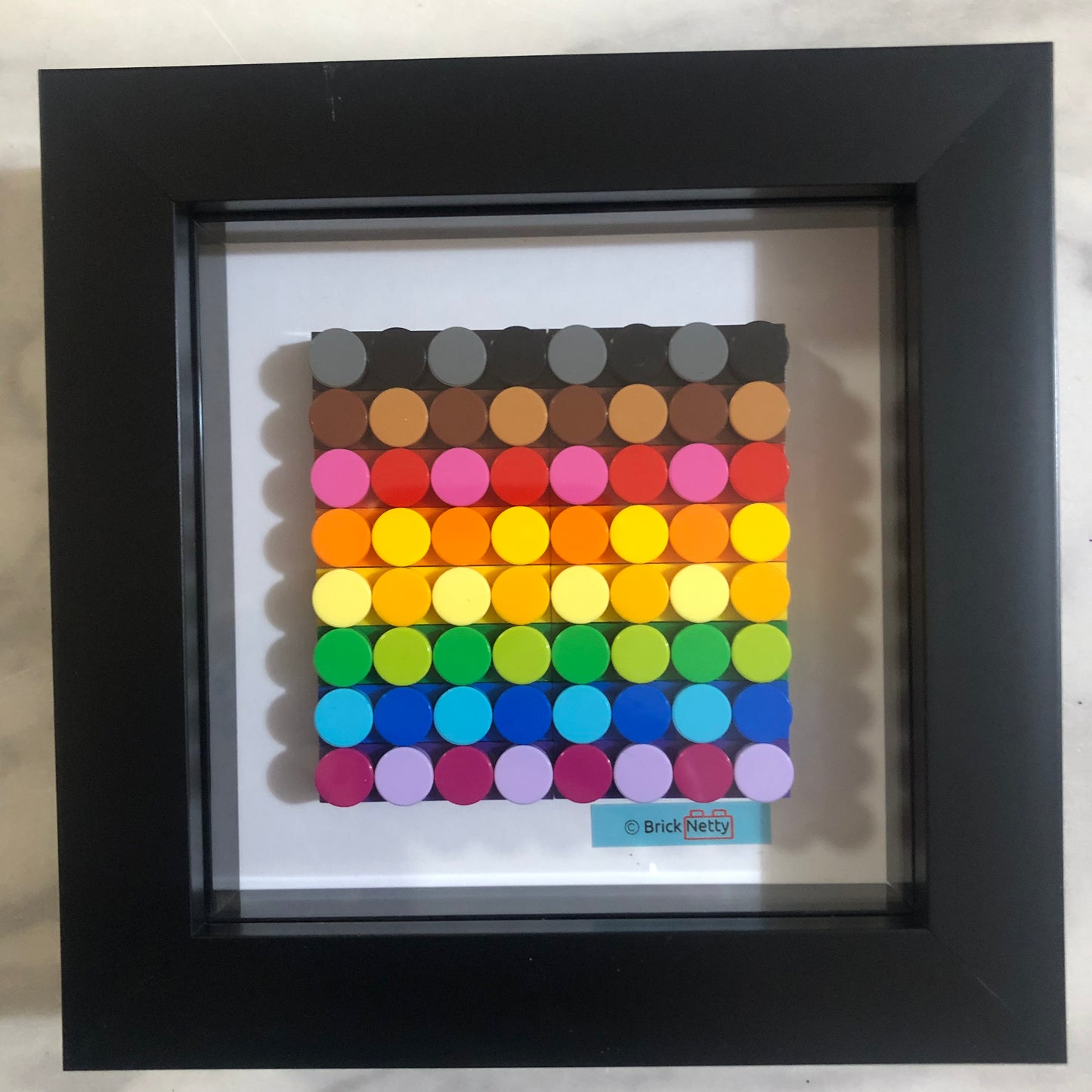 Collage Art- BIPOC Rainbow Pride Flag