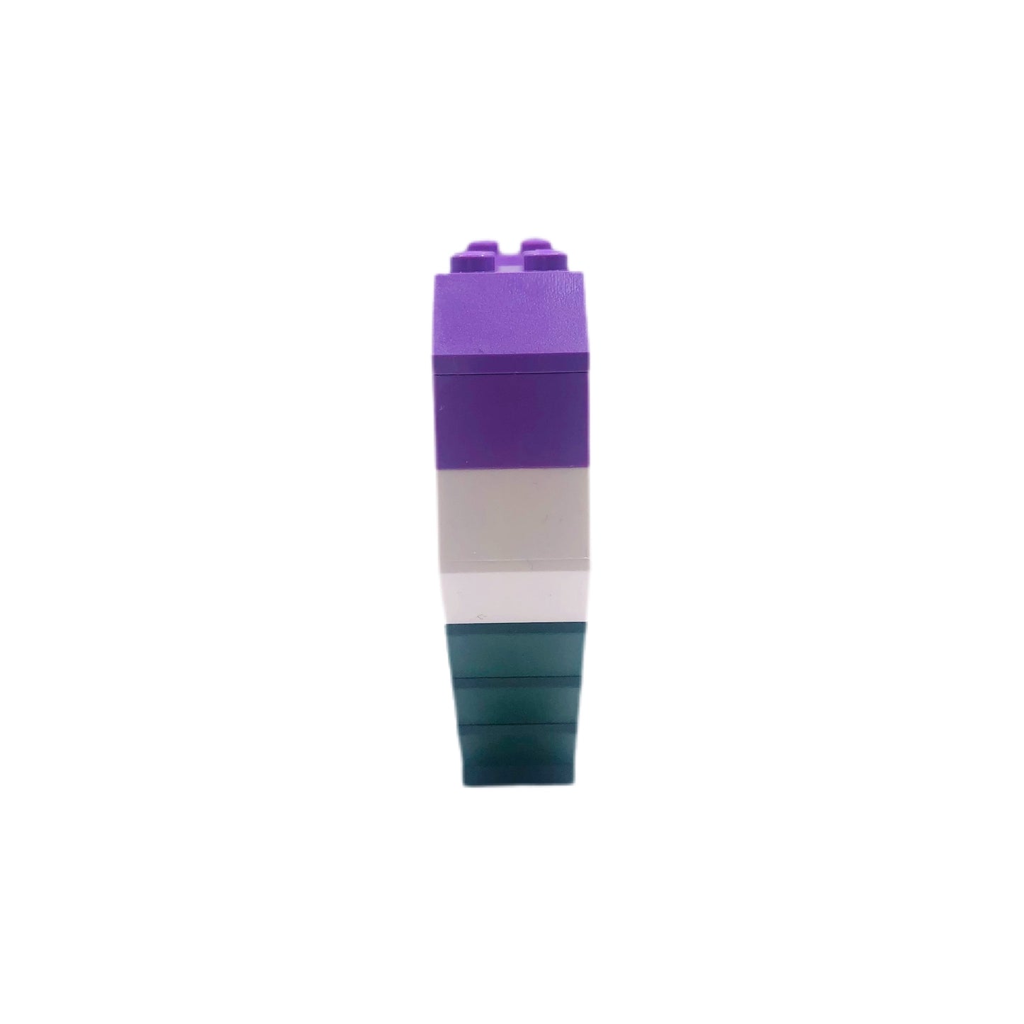 BrickNetty Pride Heart - Genderqueer Pride Flag