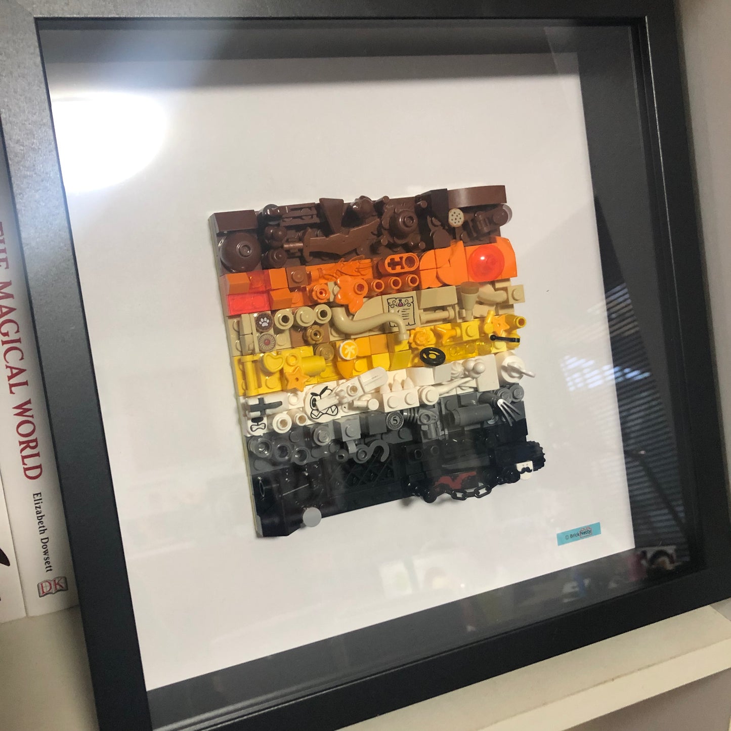 Collage Art- Bear Pride Flag