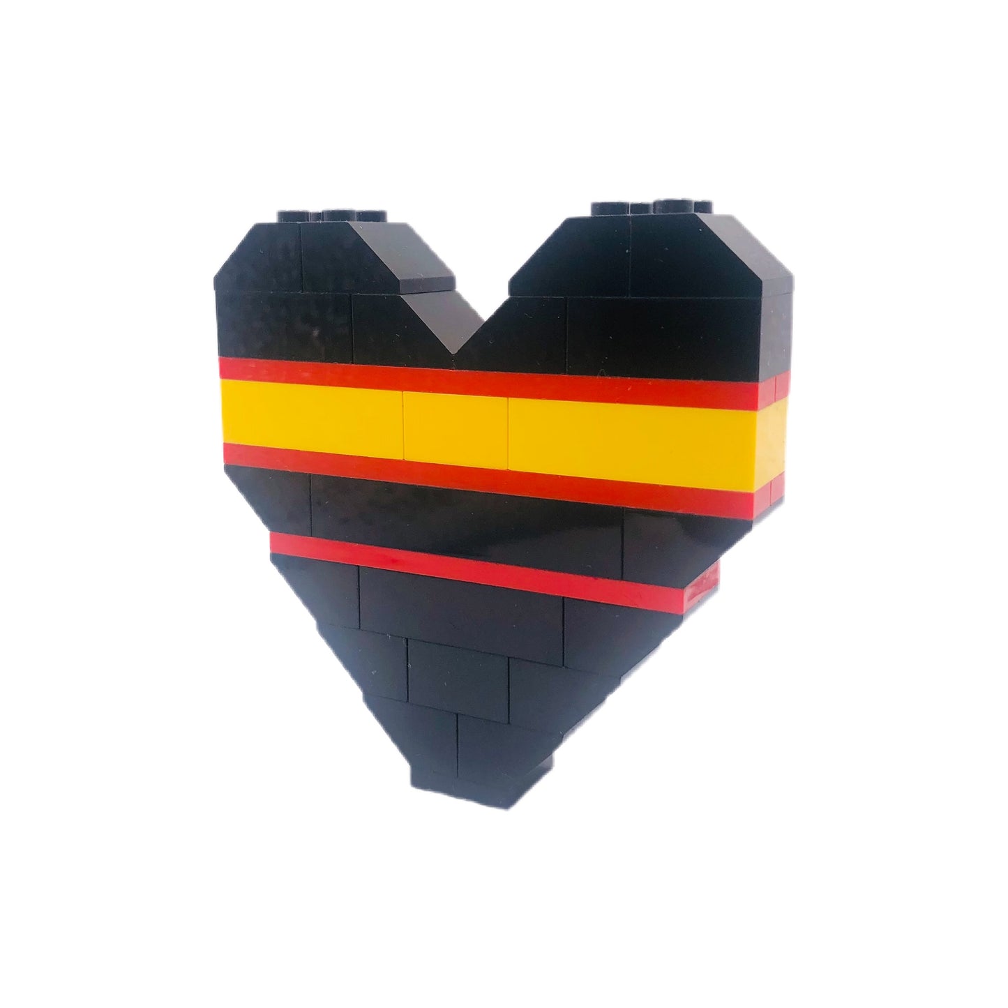 BrickNetty Pride Heart - Rubber Pride Flag