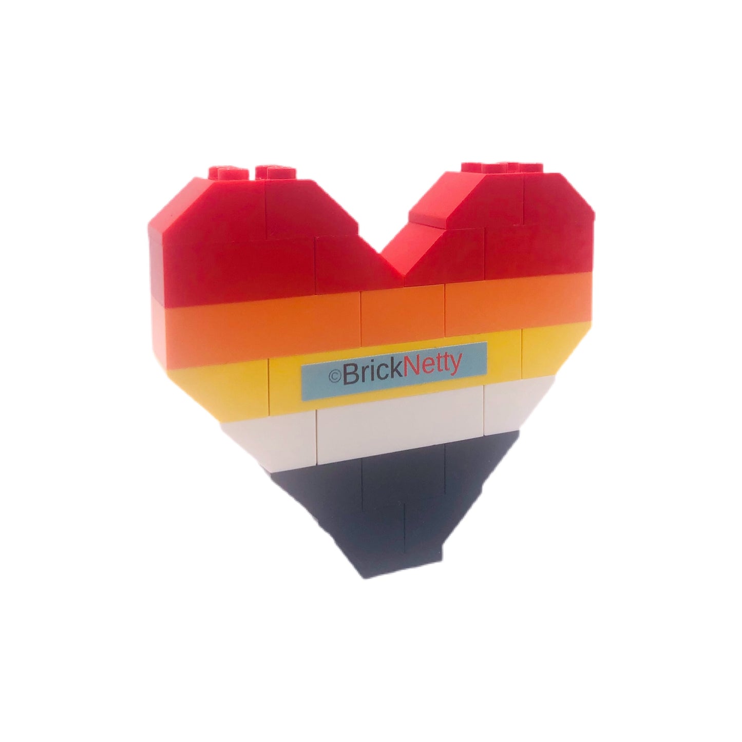 BrickNetty Pride Heart - Lithsexual