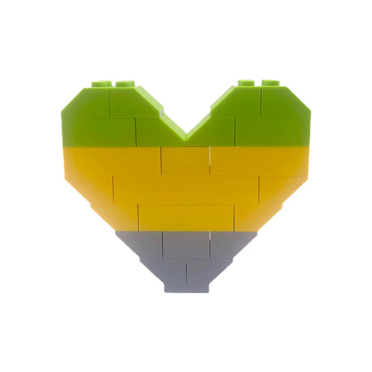 BrickNetty Pride Heart - Lithromantic