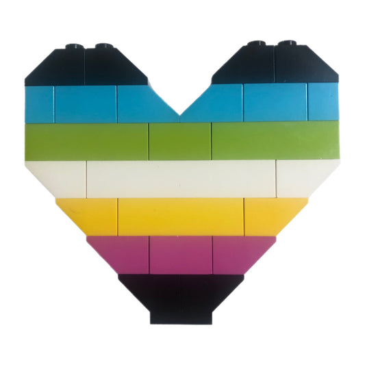 BrickNetty Pride Heart - Queer