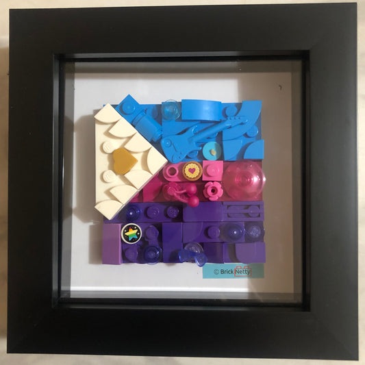 Collage Art- Polyamory Pride Flag