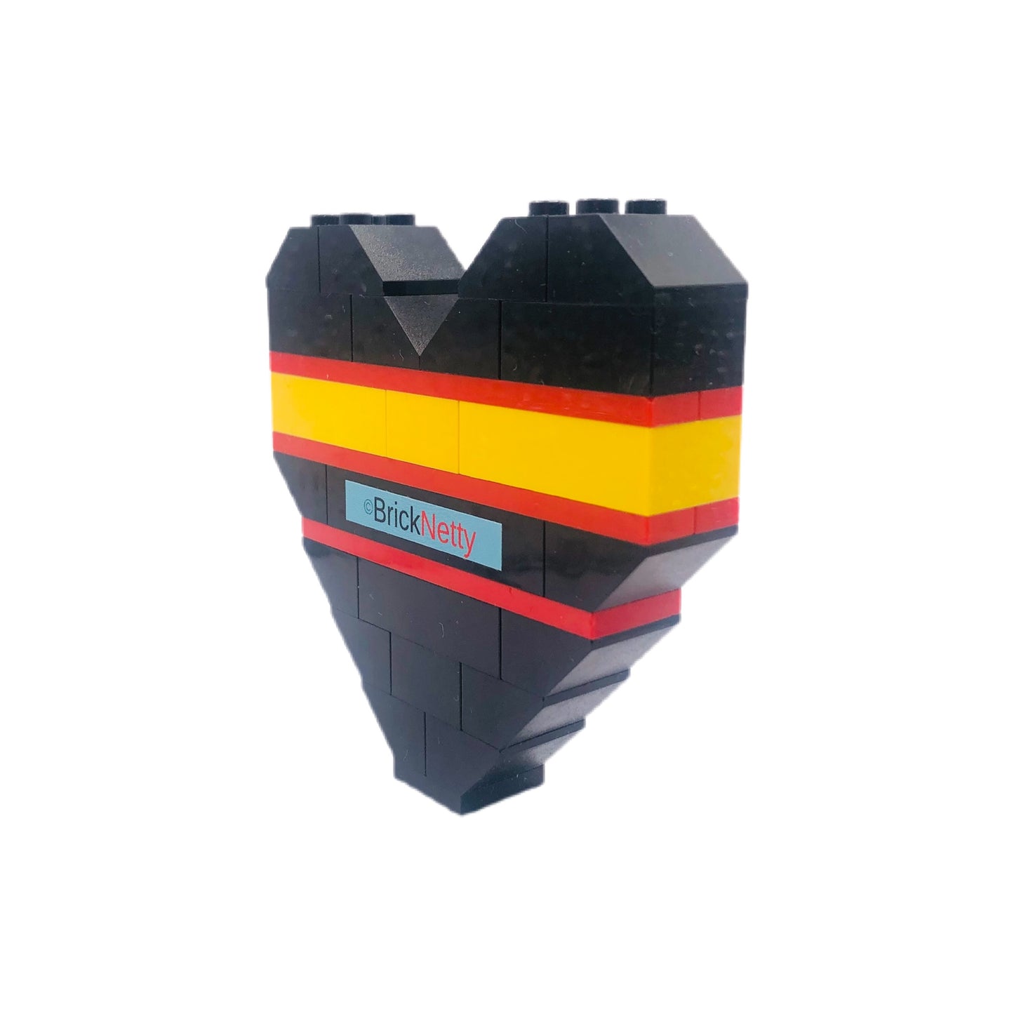 BrickNetty Pride Heart - Rubber Pride Flag