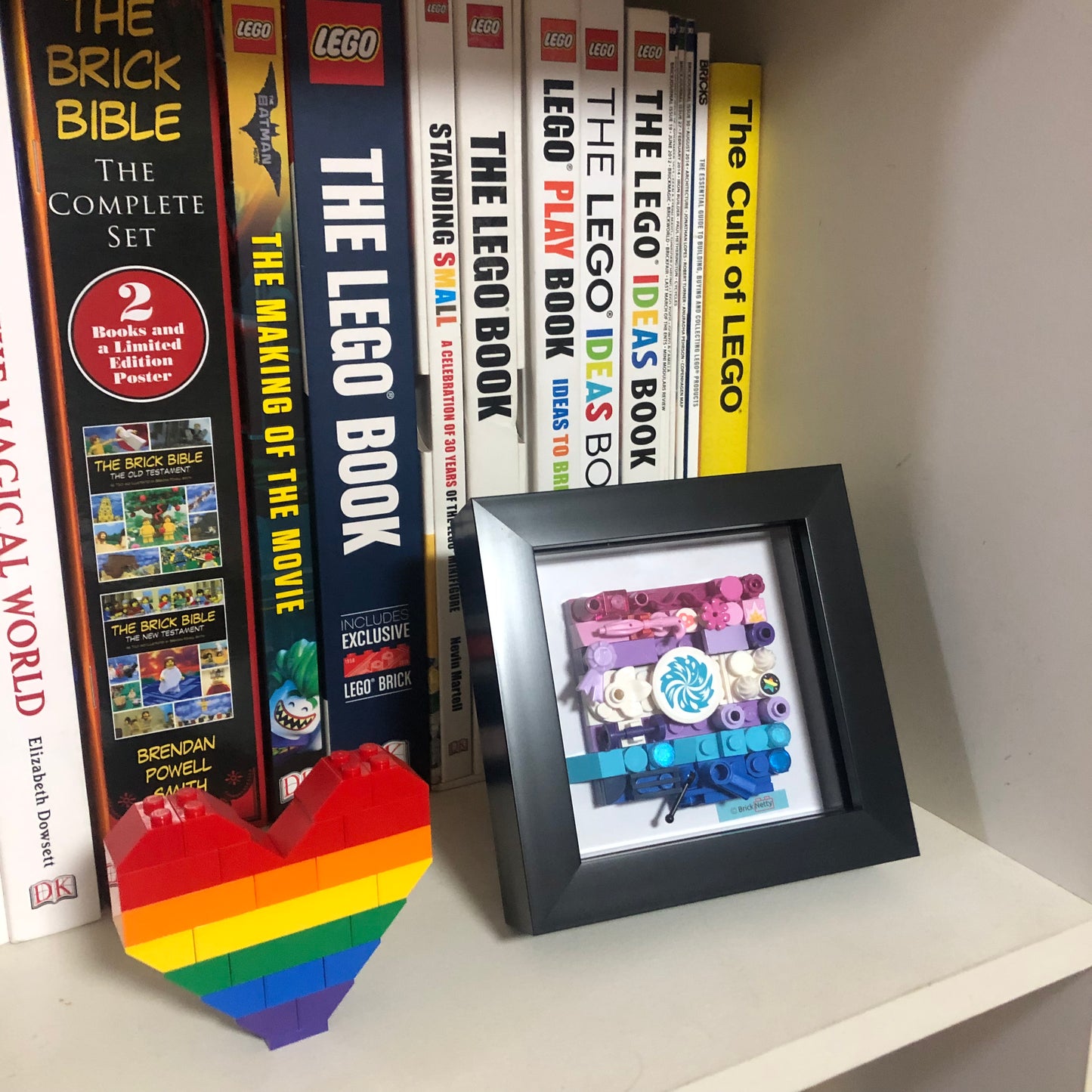 Collage Art- Bigender Pride Flag