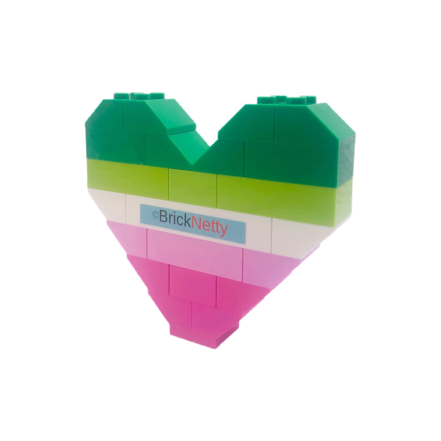 BrickNetty Pride Heart - Abrosexual