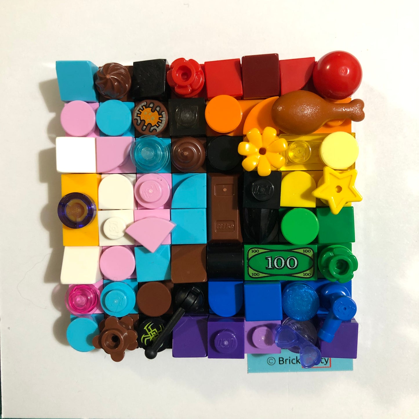Collage Art- Inclusive Pride Flag