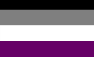 Collage Art- Asexual Pride Flag