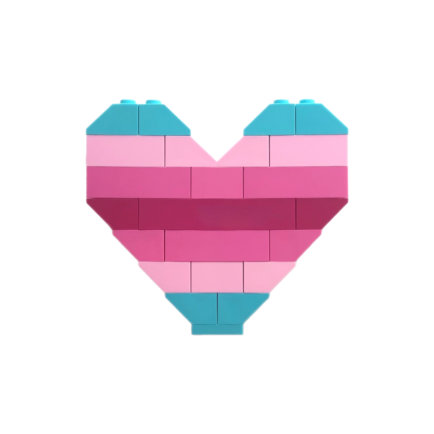 BrickNetty Pride Heart - Transfem