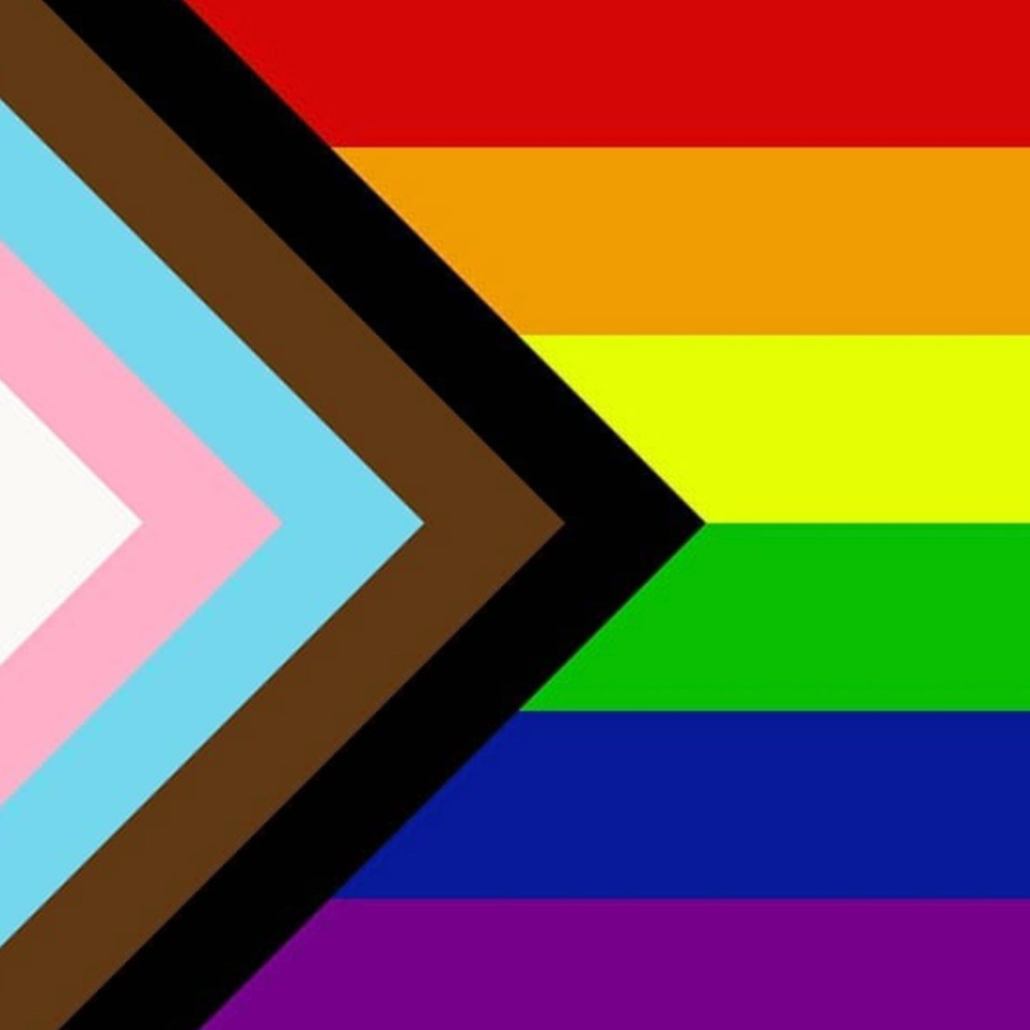 BrickNetty Pride Heart - Progress Pride Flag